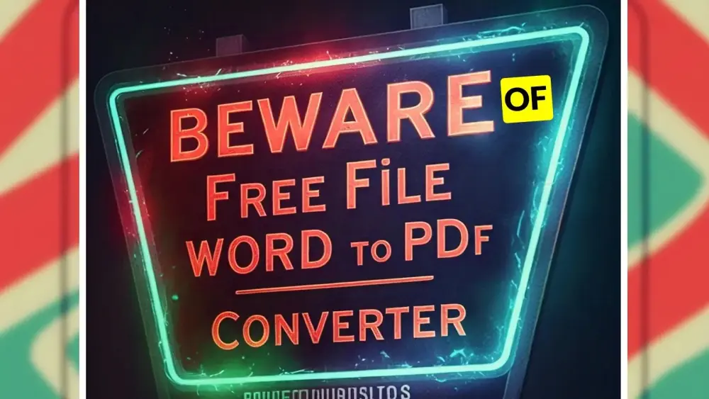 Beware of Free File Word To PDF Converter That Delivers Malware.webp
