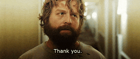 zach galifianakis thank you GIF