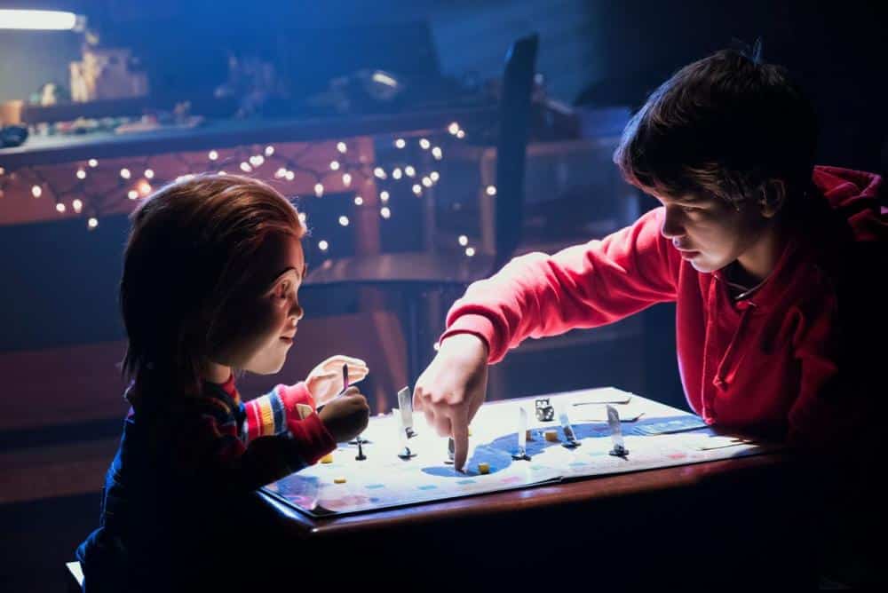 Het eenzame jongetje Andy ontvangt in â��Child's Playâ�� de moordende Chucky-pop, ingesproken door Star Wars-acteur Mark Hamill.