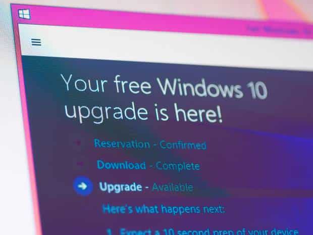 Windows 10 upgrade
