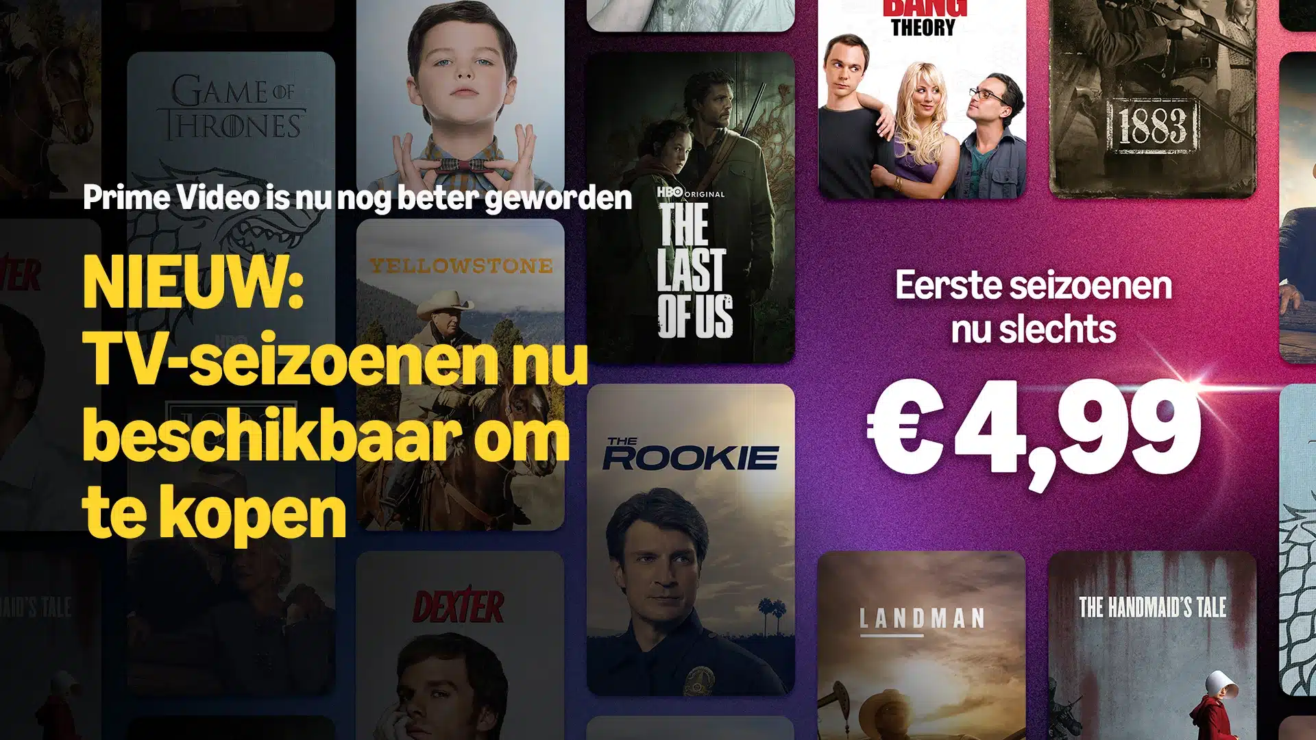 Prime Video verkoopt nu ook series