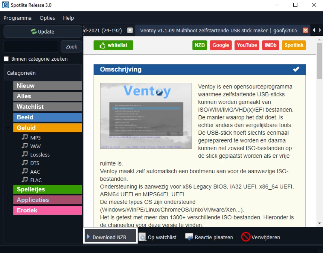 Spotnet en Spotlite Nieuws