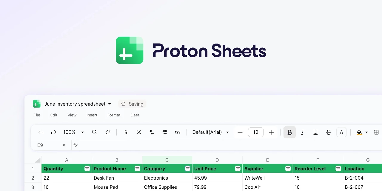 Proton daagt Microsoft Excel uit met Europees alternatief