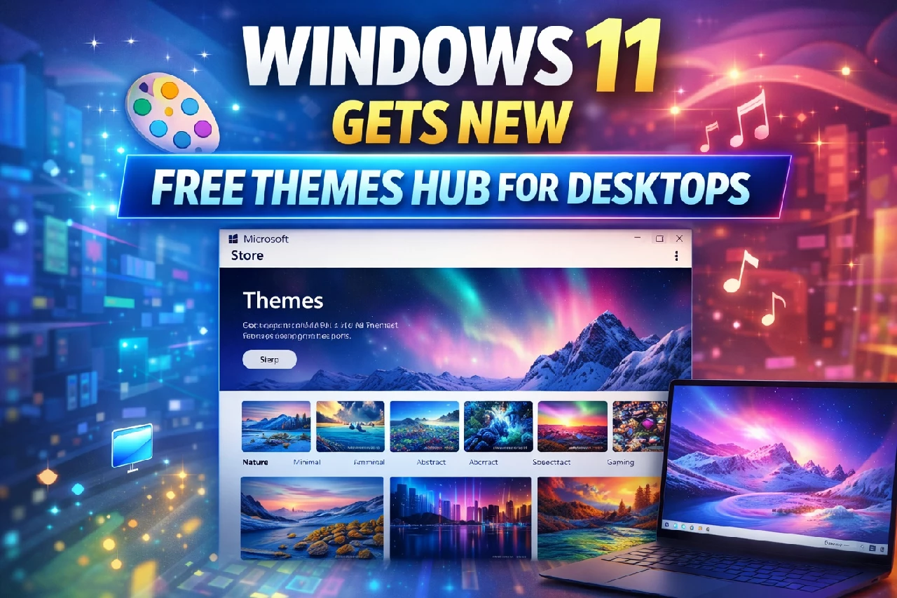 Nieuw Gratis Thema’s Centrum voor Windows 11