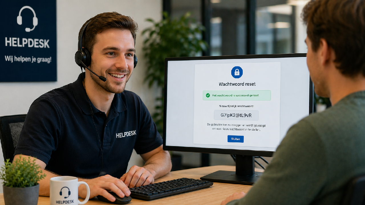 Regelmatig wachtwoorden reset via Helpdesk is minder veilig dan je denkt