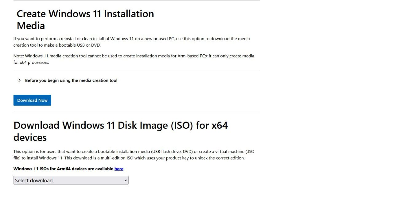 Media Creation Tool weer bruikbaar voor win 11