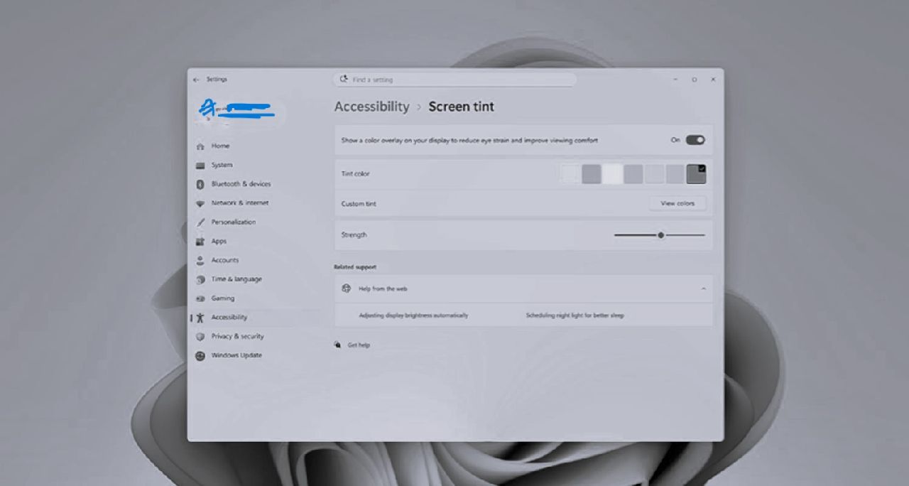 Microsoft brengt experimentele Windows 11-build uit met functie voor schermtint