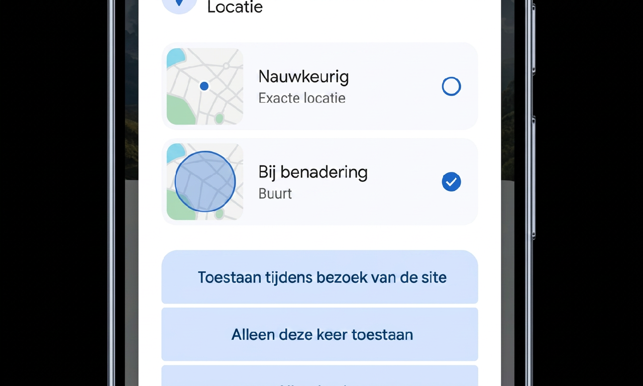 Google past locatie-instellingen aan in Chrome voor Android