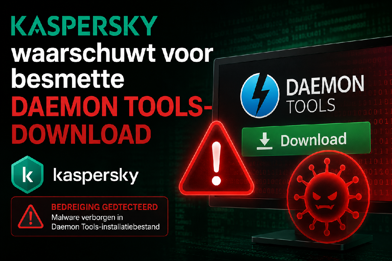 Kaspersky waarschuwt voor besmette Daemon Tools-download