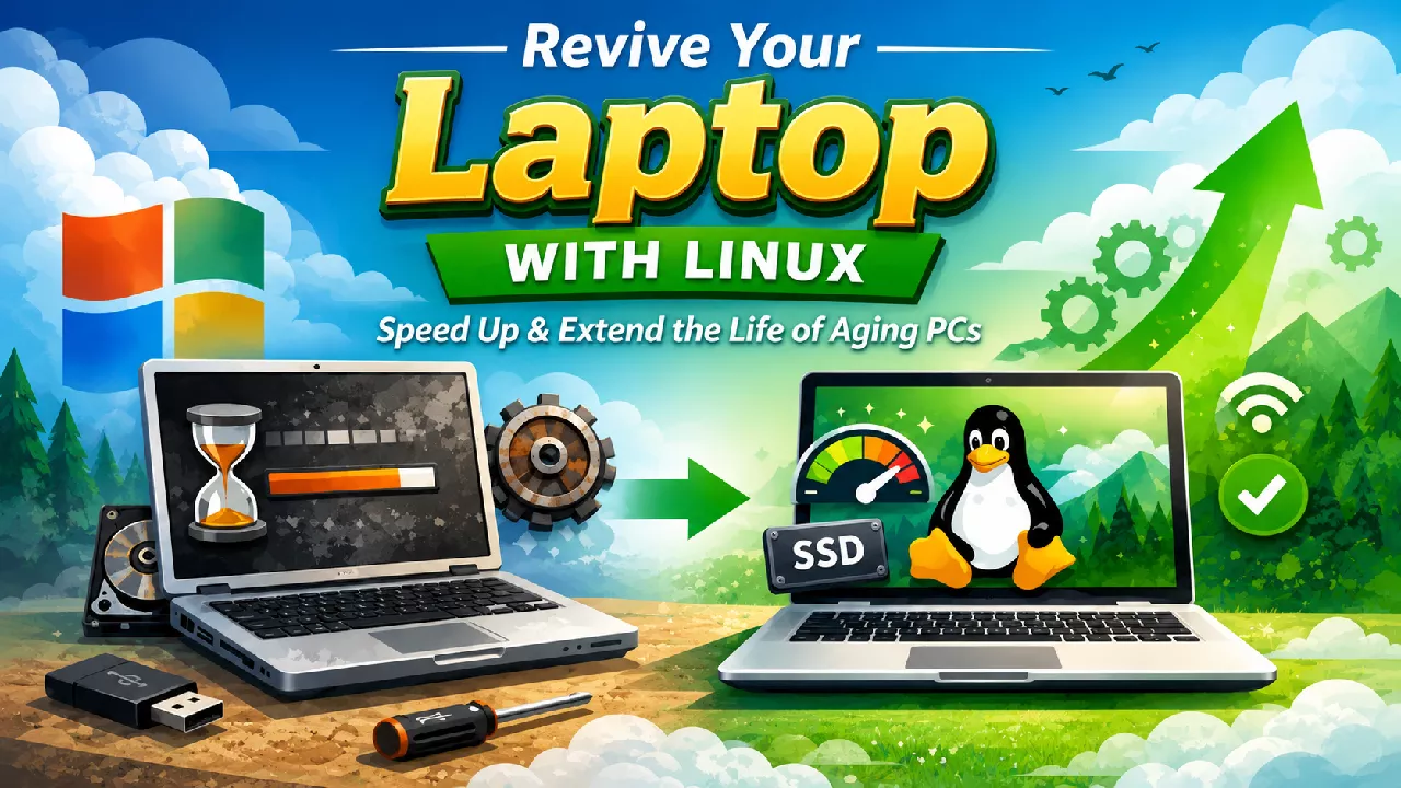 Linux maakt oude computers sneller aanvoelend, niet werkelijk krachtiger