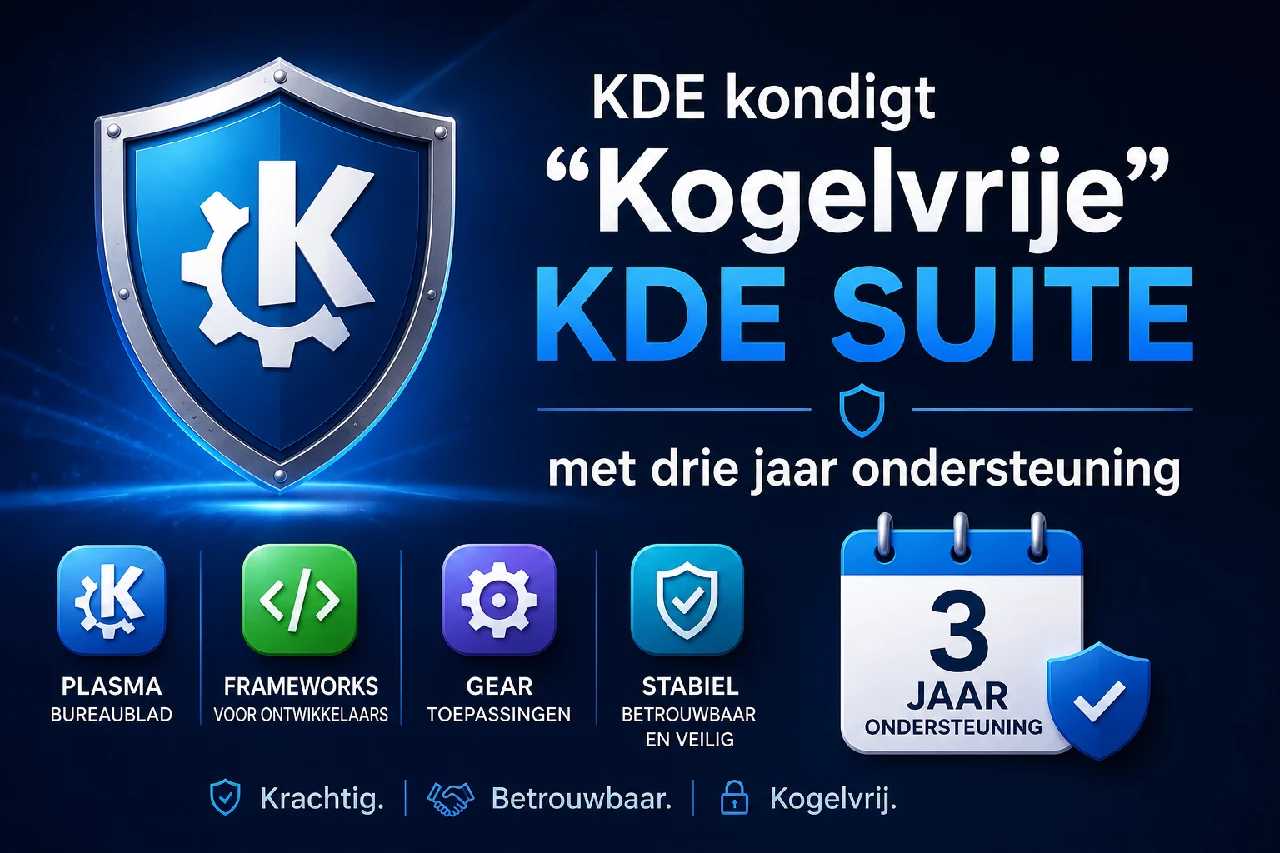 KDE lanceert “Bulletproof” KDE-suite met drie jaar ondersteuning