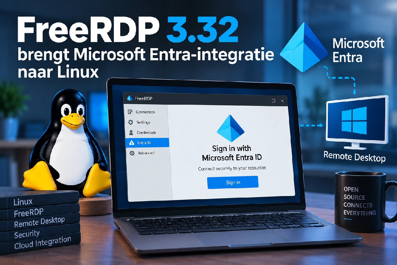 FreeRDP 3.32 brengt Microsoft Entra-integratie naar Linux