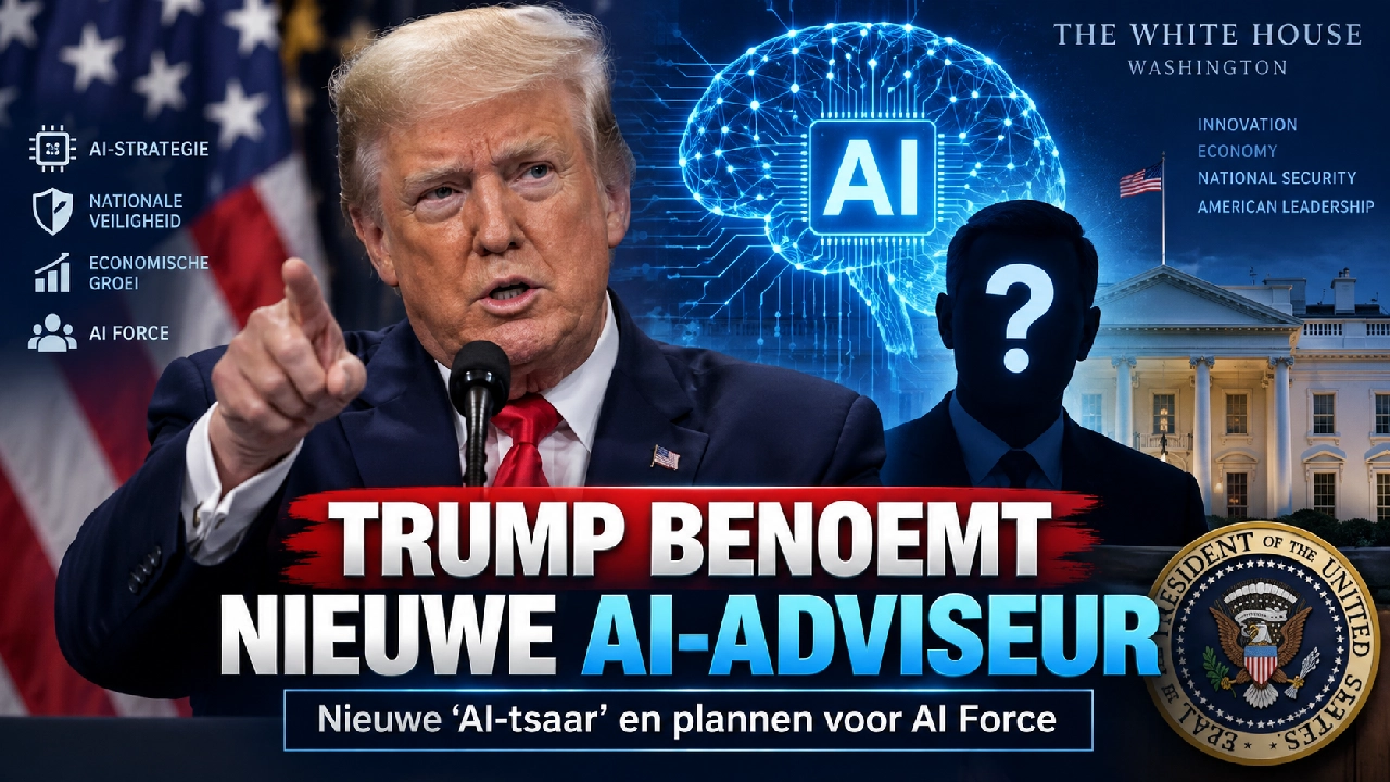 Trump zegt nieuwe AI-adviseur te benoemen, maar geeft geen details
