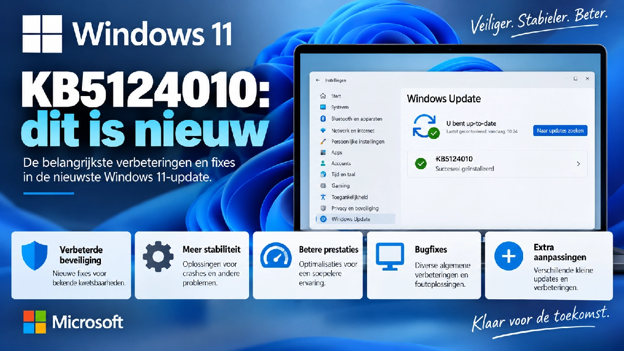 Windows 11 KB5124010: dit is nieuw
