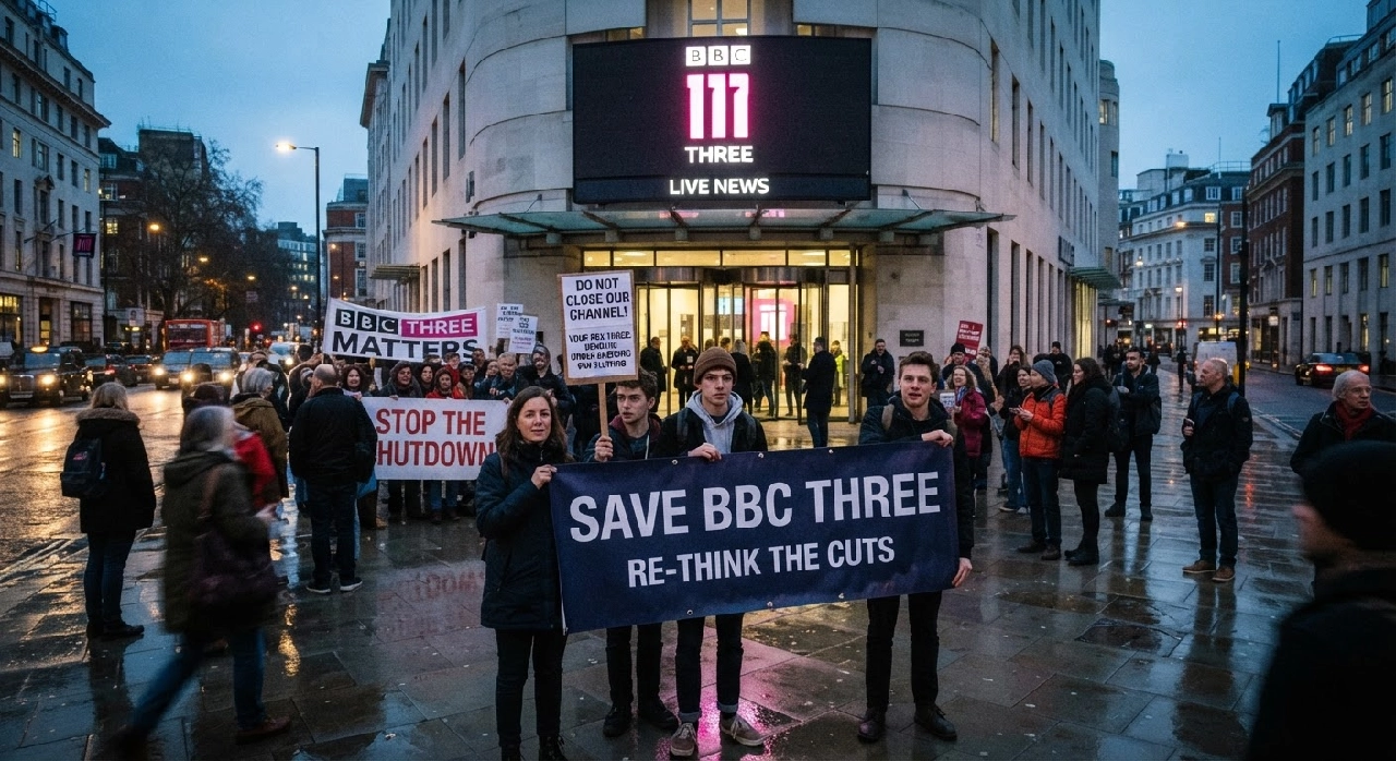 BBC Three opnieuw onder dreiging van sluiting in bezuinigingsronde van 500 miljoen pond