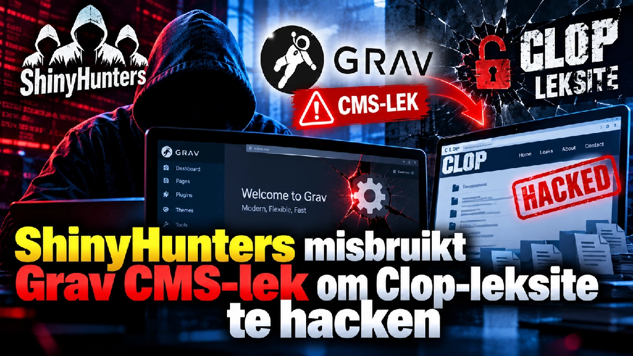 ShinyHunters misbruikt Grav CMS-lek om Clop-leksite te hacken