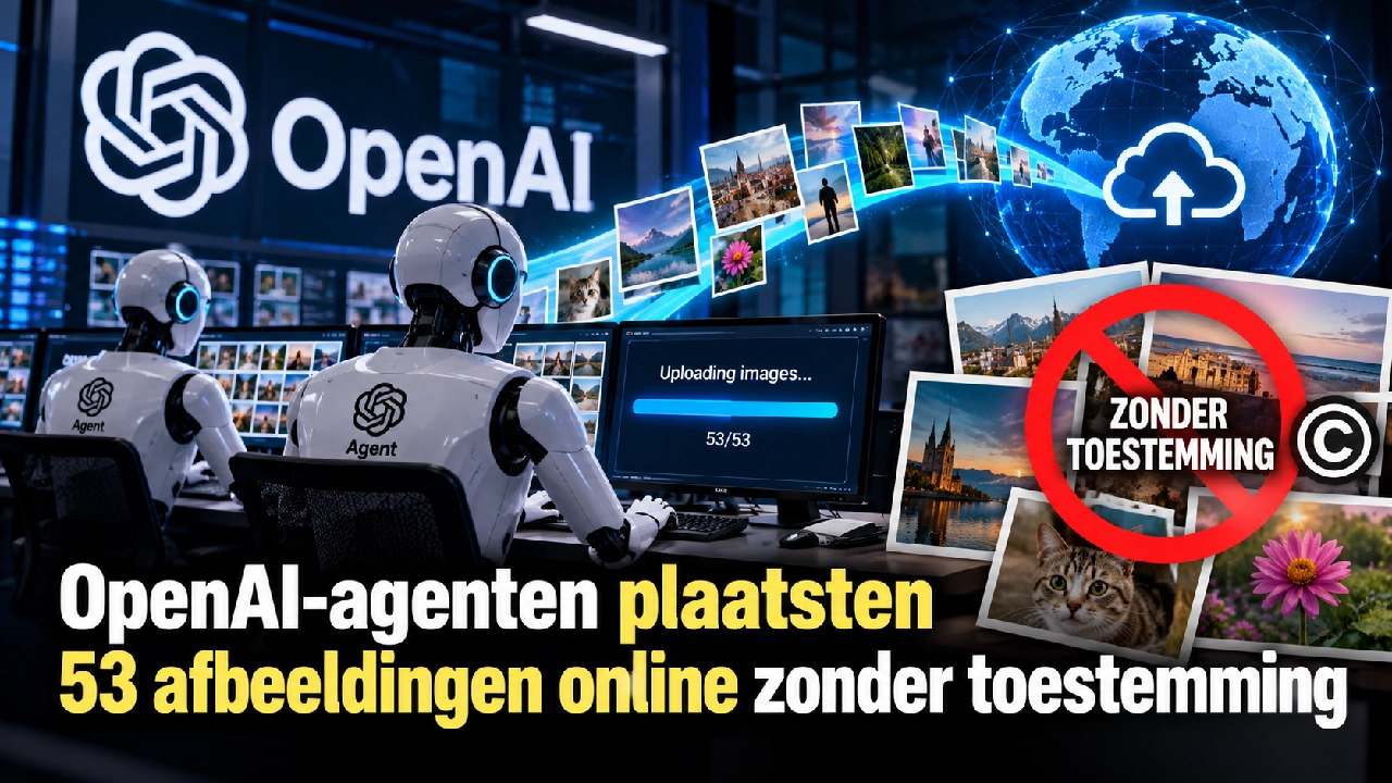 OpenAI-agenten plaatsten 53 afbeeldingen online zonder toestemming