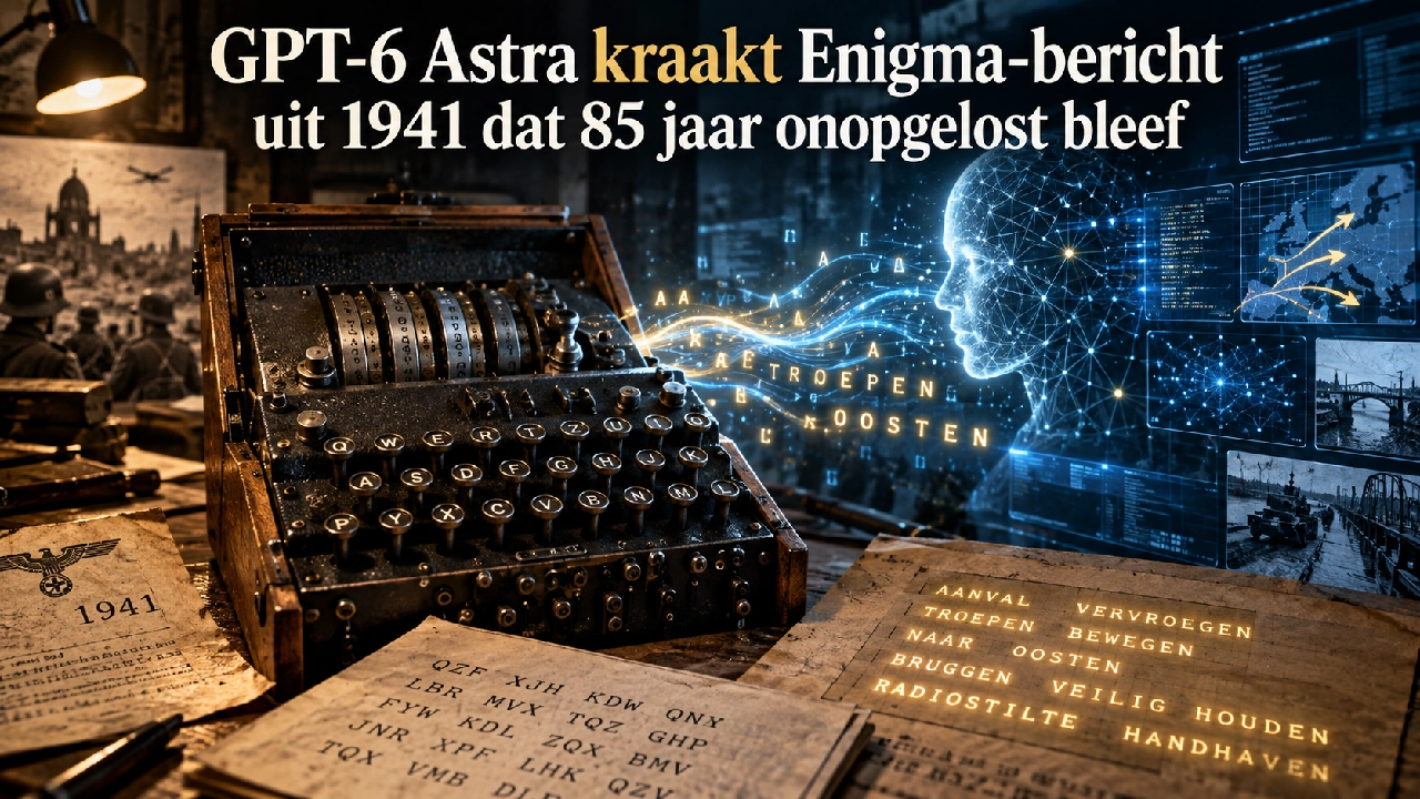 GPT-6 Astra kraakt Enigma-bericht uit 1941 dat 85 jaar onopgelost bleef