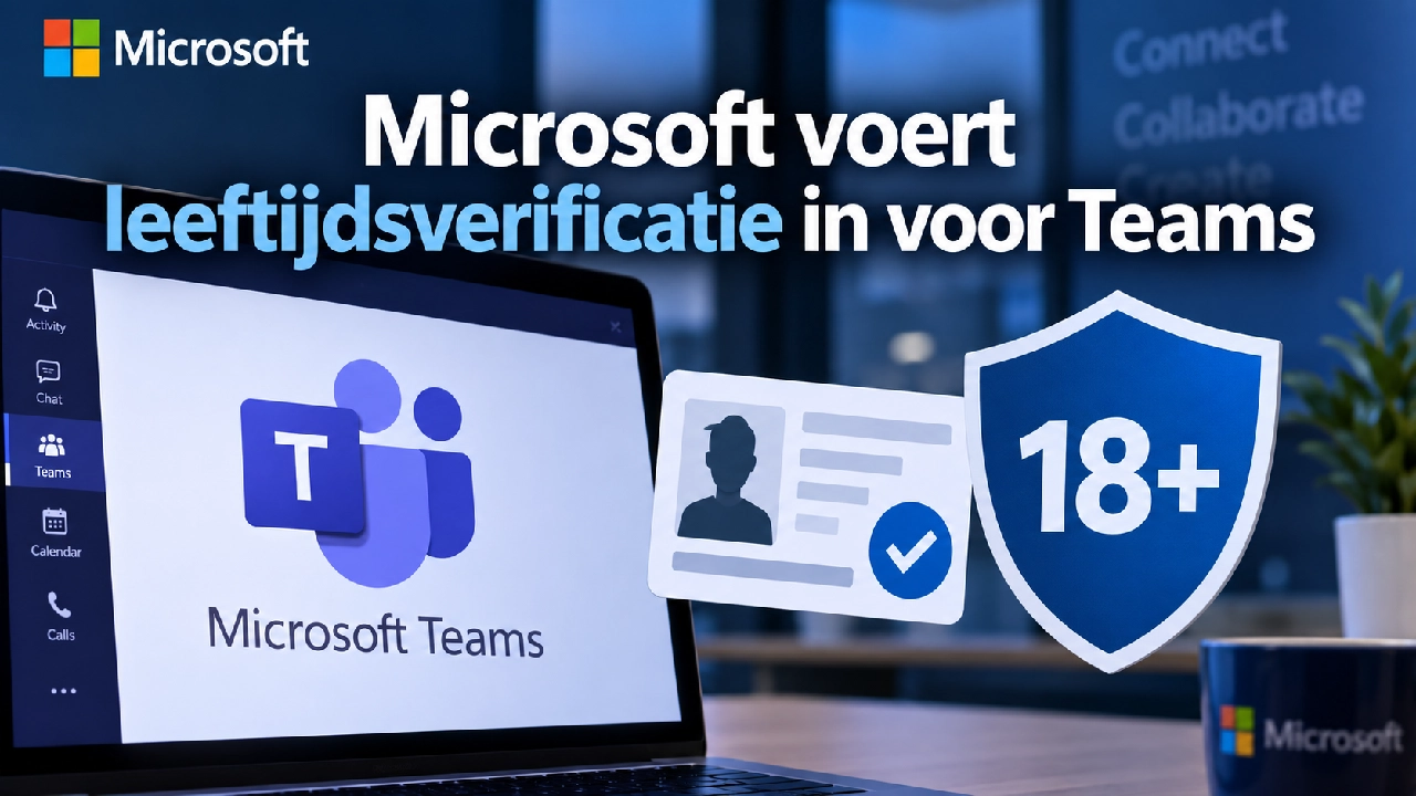 Microsoft voert leeftijdsverificatie in voor Teams: dit moet je weten