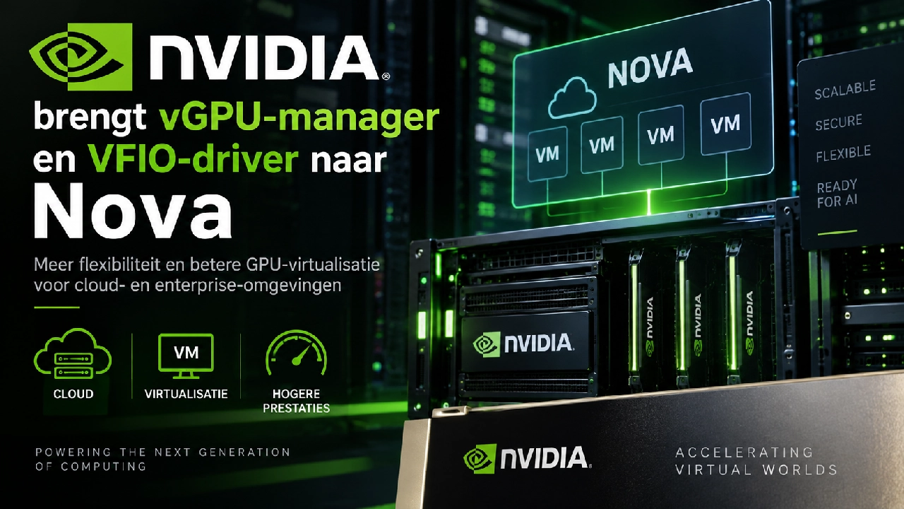 NVIDIA brengt vGPU-manager en VFIO-driver naar Nova