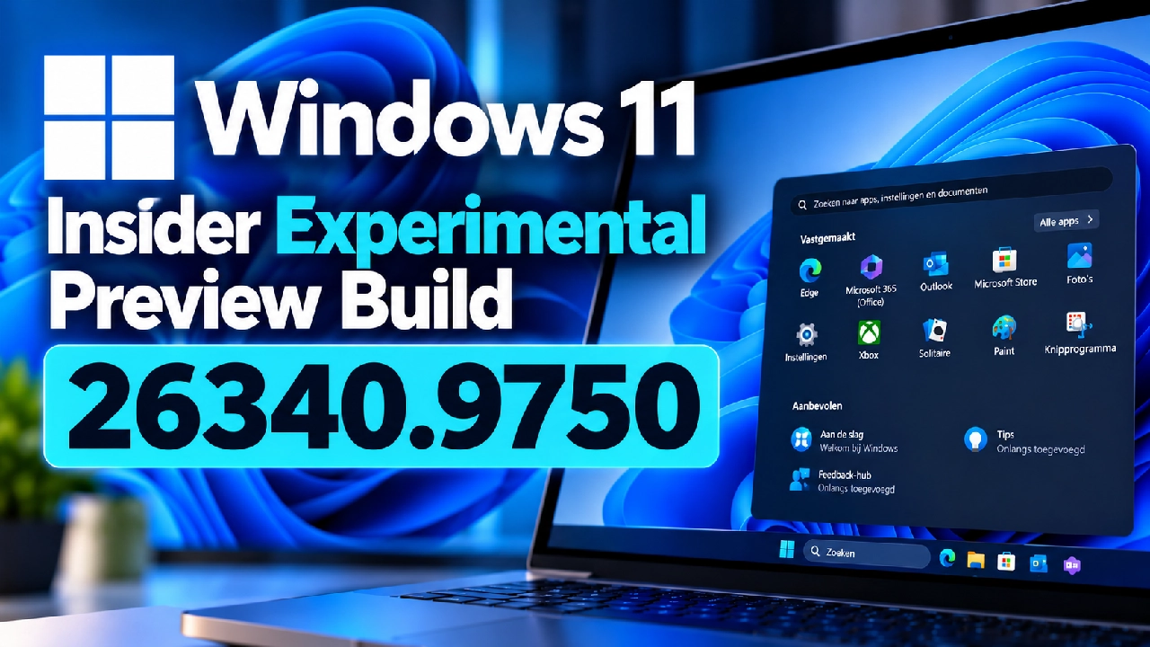 Windows 11 Insider Experimental Preview-build 26340.9750