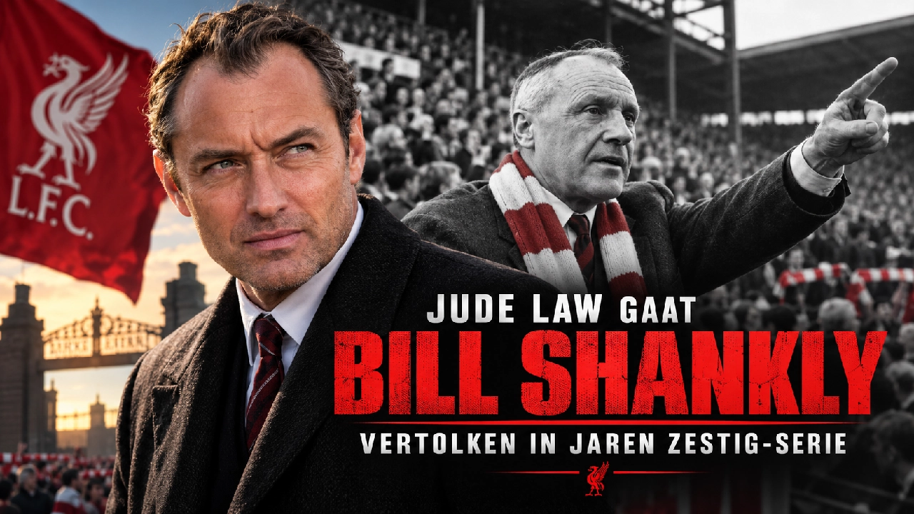 Jude Law gaat Liverpool FC-manager Bill Shankly vertolken in jaren zestig-serie