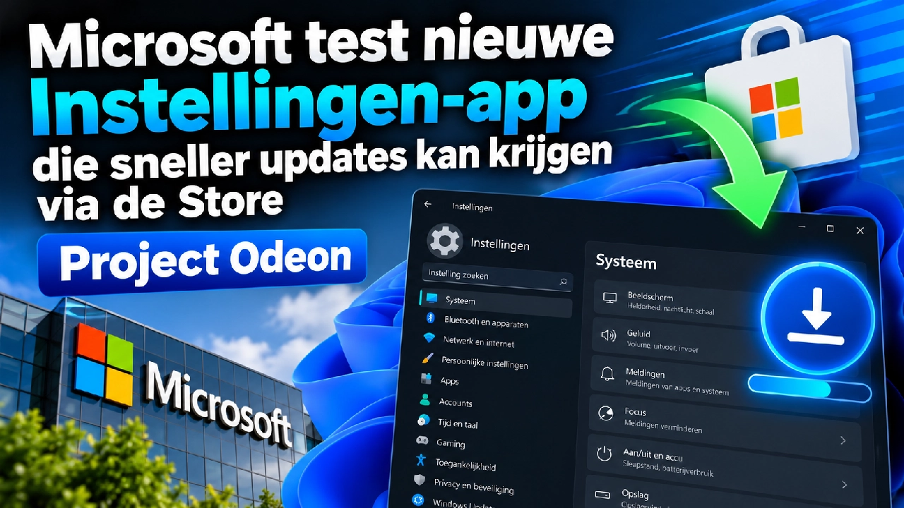 Microsoft test nieuwe Instellingen-app die sneller updates kan krijgen via de Store
