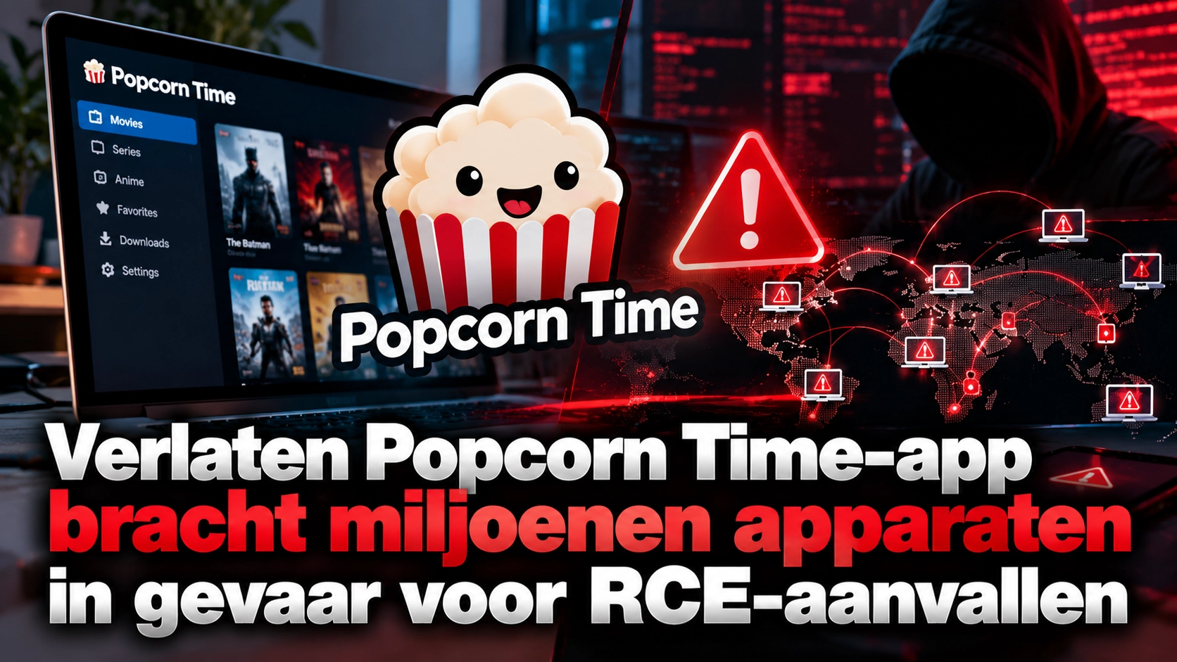 Verlaten Popcorn Time-app bracht miljoenen apparaten in gevaar voor RCE-aanvallen