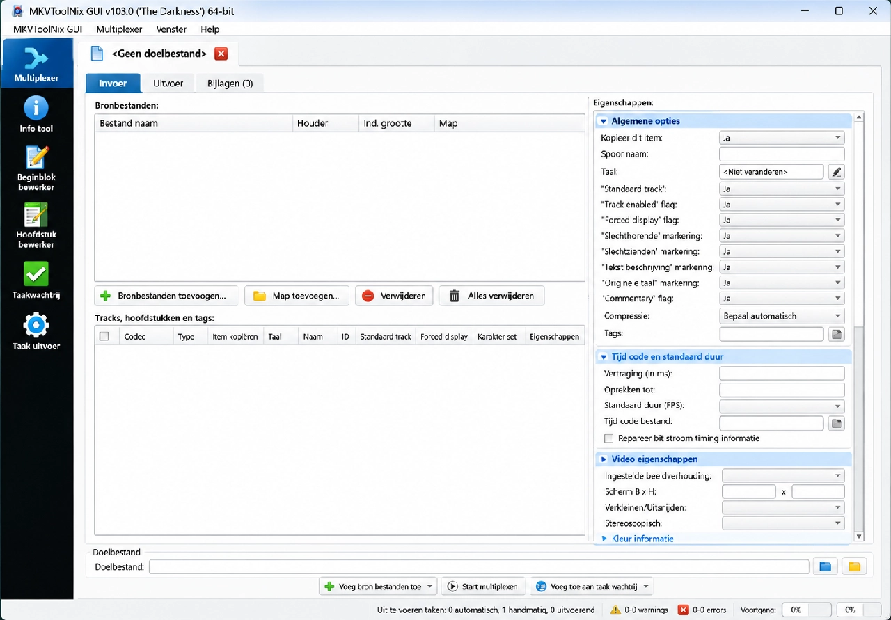 MKVToolNix 103: The Darkness brengt nieuwe functies en verbeteringen