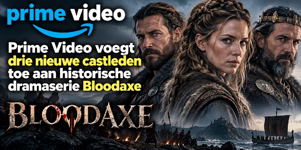 Prime Video voegt drie nieuwe castleden toe aan historische dramaserie Bloodaxe