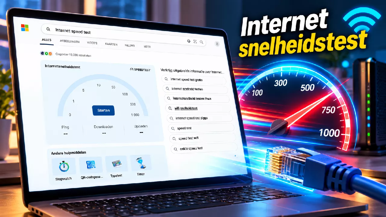 Microsoft heeft eindelijk geluisterd: Windows 11 krijgt een echte internet-snelheidstest